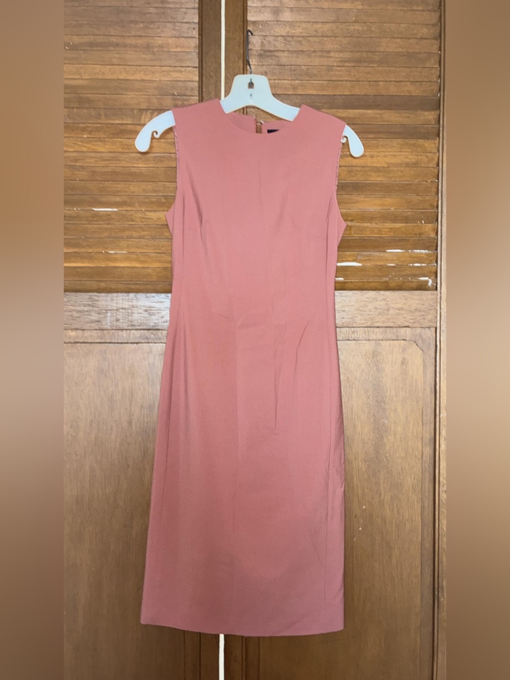 Theory Sleeveless Midi Dress in Rose